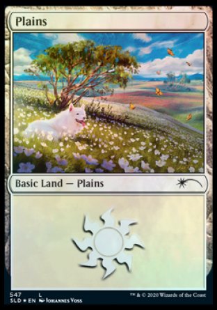 Plains (Dogs) (547) [Secret Lair Drop Promos] | Good Games Modbury