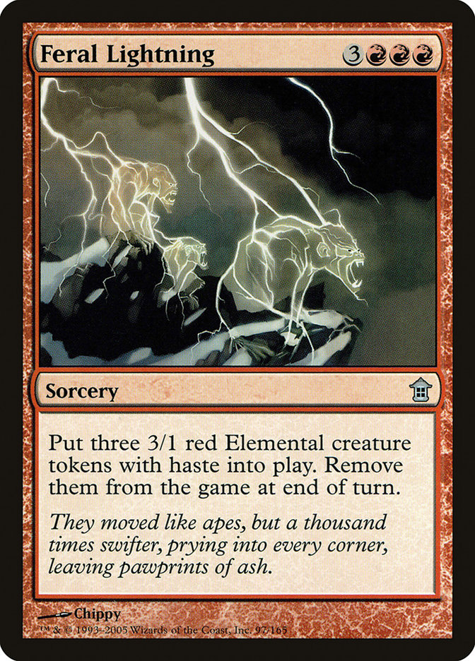 Feral Lightning 97/165 (Saviors of Kamigawa)  - Foil | Good Games Modbury