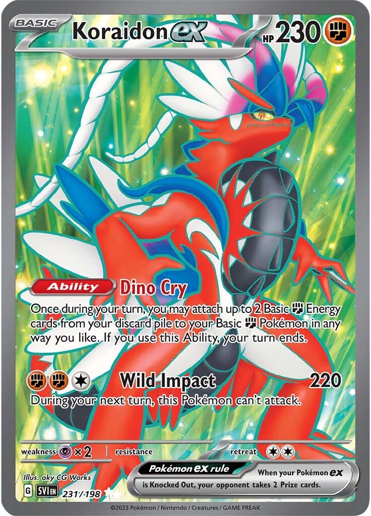 Koraidon ex (231/198) [Scarlet & Violet: Base Set] | Good Games Modbury