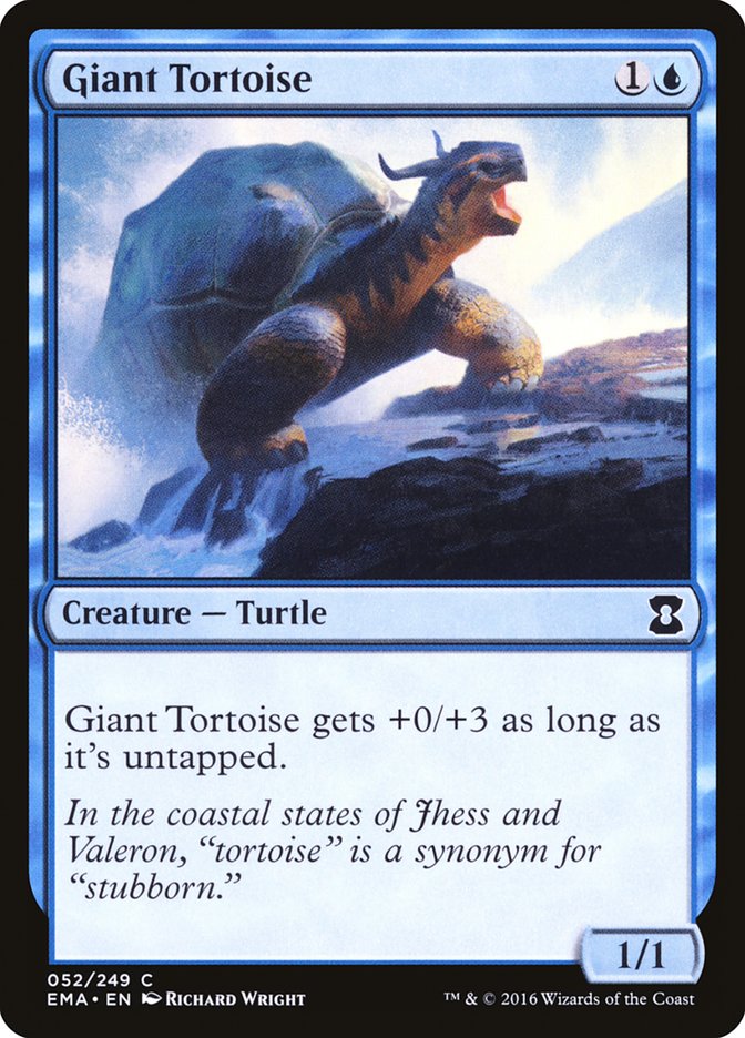 Giant Tortoise 52/249 (Eternal Masters)  - Foil | Good Games Modbury