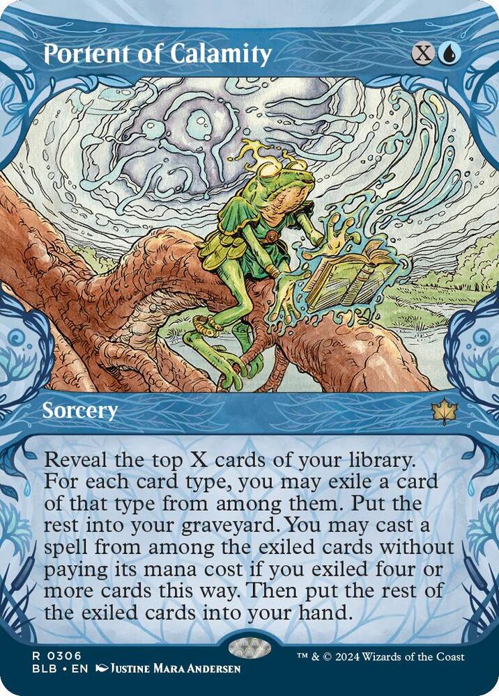 Portent of Calamity 306/281 (Bloomburrow)  - Showcase Foil | Good Games Modbury