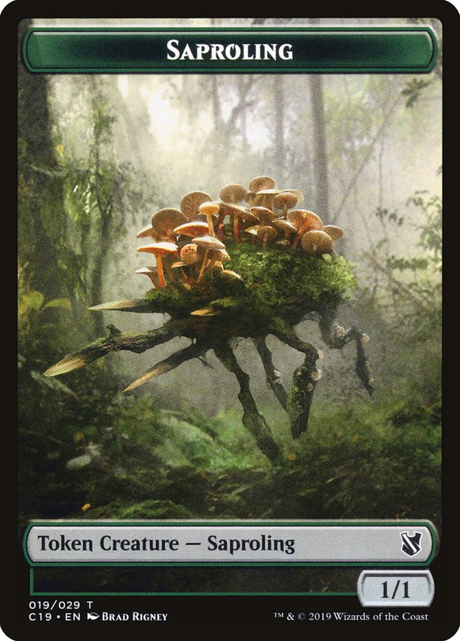 Saproling Token [Commander 2019 Tokens] | Good Games Modbury