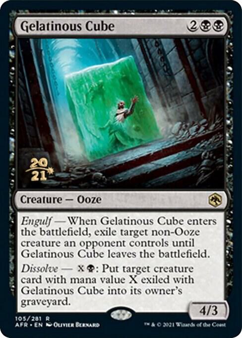 Gelatinous Cube 105s/241 (Prerelease Cards)  - Foil | Good Games Modbury