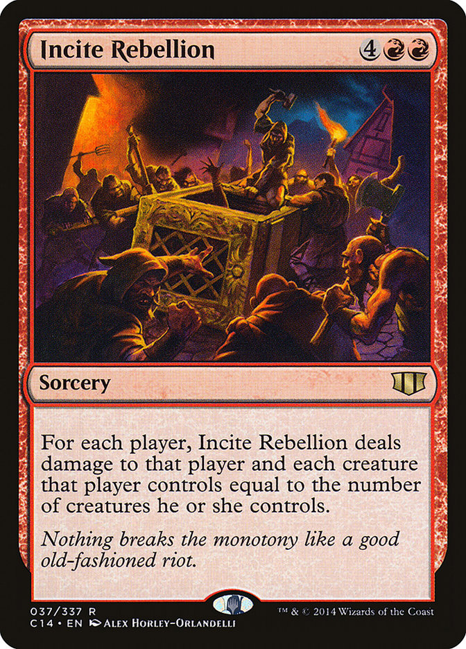 Incite Rebellion [Commander 2014] | Good Games Modbury