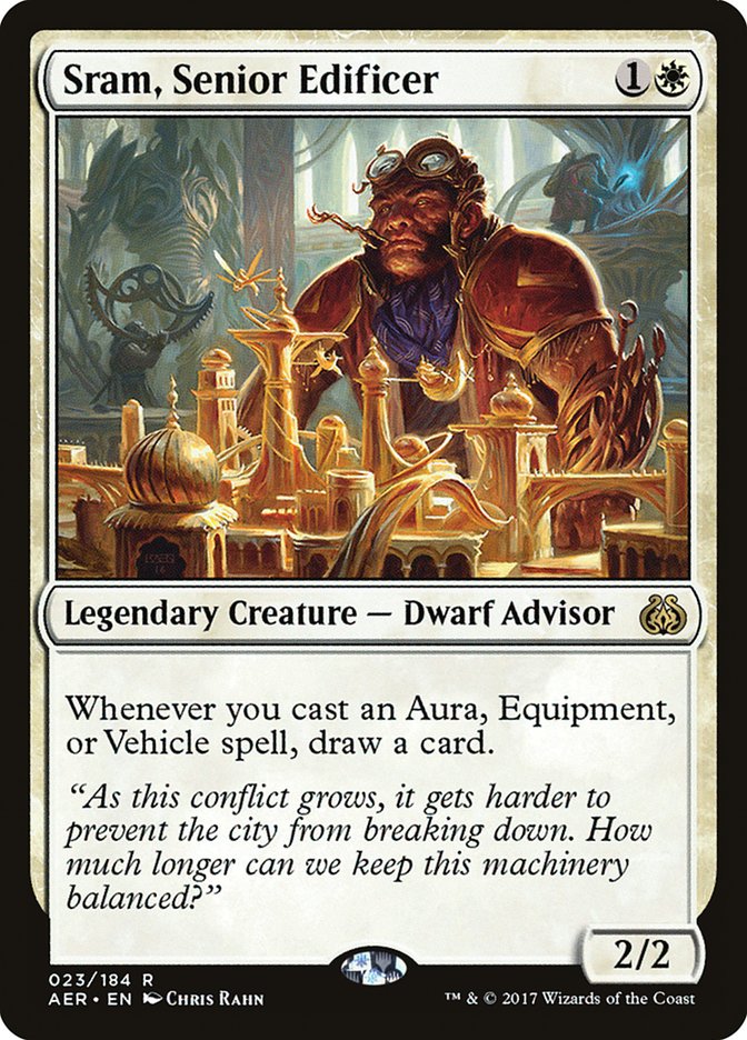 Sram, Senior Edificer [Aether Revolt] | Good Games Modbury