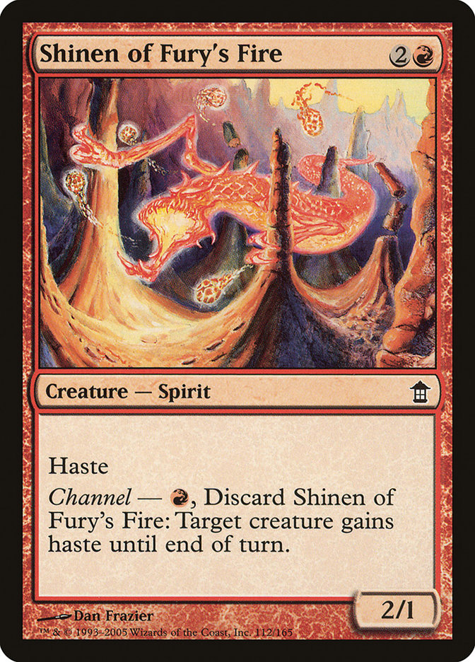 Shinen of Fury's Fire 112/165 (Saviors of Kamigawa)  - Foil | Good Games Modbury