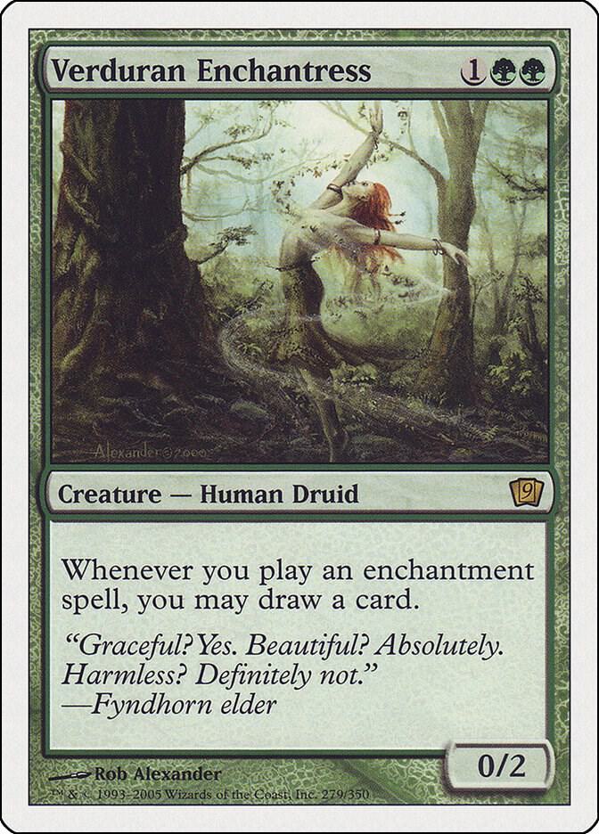 Verduran Enchantress 279/350 (9th Edition)  | Good Games Modbury