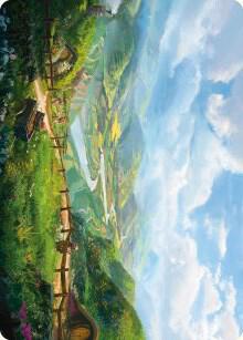 Plains Art Card 30 (Art Series: Universes Beyond: The Lord of the Rings: Tales of Middle-earth)  | Good Games Modbury