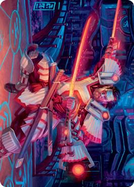 Isshin Two Heavens as One Art Card 14 81 14 (Art Series: Kamigawa: Neon Dynasty)  | Good Games Modbury