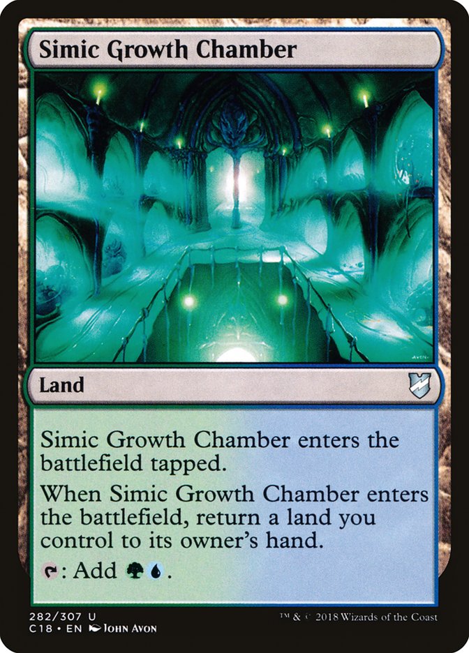 Simic Growth Chamber [Commander 2018] | Good Games Modbury