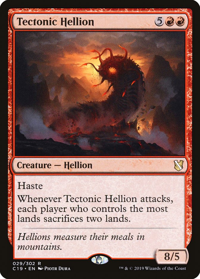 Tectonic Hellion 29/302 (Commander 2019)  | Good Games Modbury