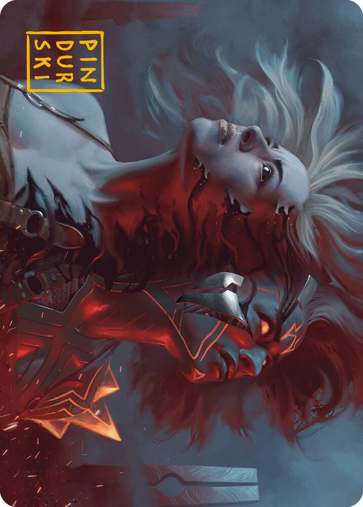 Thrill of Possibility Art Card Gold Stamped Signature 36 (Art Series: Phyrexia: All Will Be One)  | Good Games Modbury