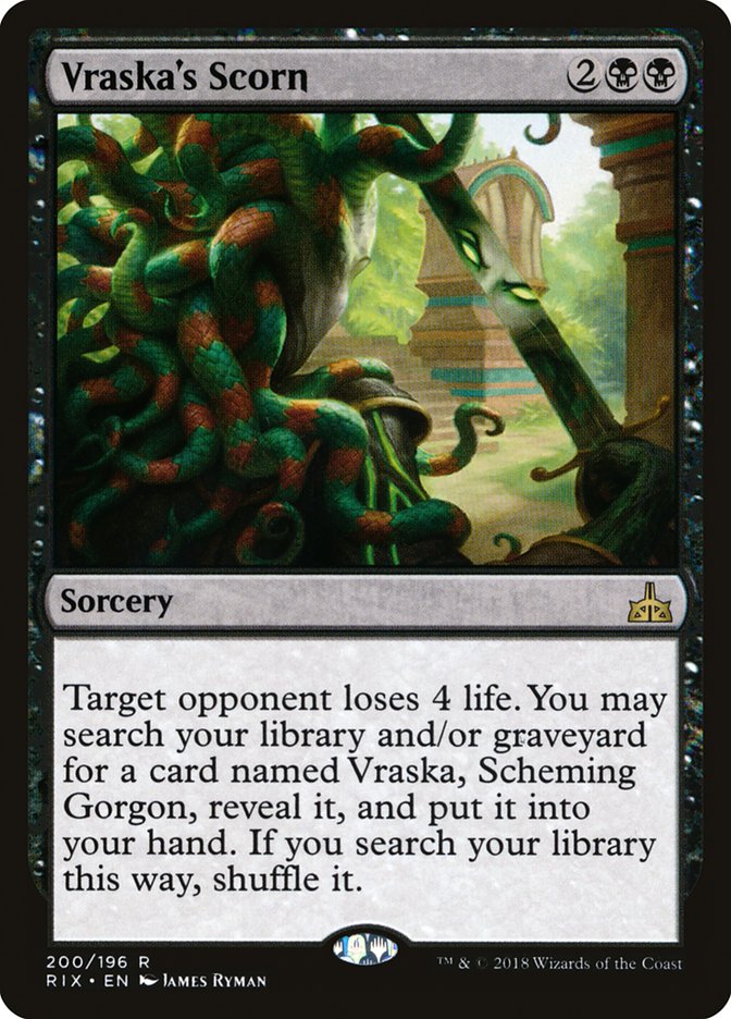 Vraska's Scorn [Rivals of Ixalan] | Good Games Modbury