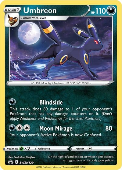Umbreon (SWSH129) [Sword & Shield: Black Star Promos] | Good Games Modbury