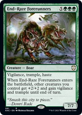 End-Raze Forerunners 61/1 (Commander: Kaldheim)  | Good Games Modbury