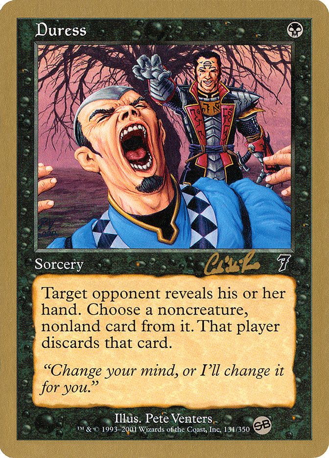 Duress (Carlos Romao) (SB) [World Championship Decks 2002] | Good Games Modbury