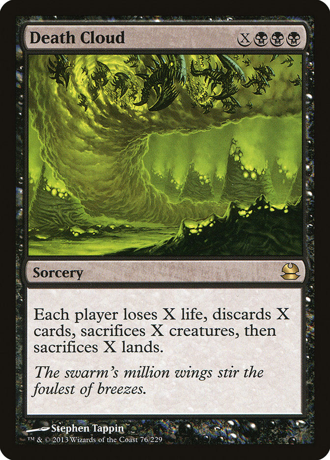Death Cloud 76/229 (Modern Masters)  - Foil | Good Games Modbury