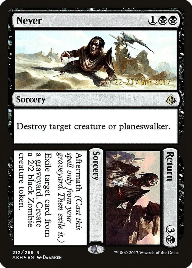 Never Return 212s/77 (Prerelease Cards)  - Foil | Good Games Modbury