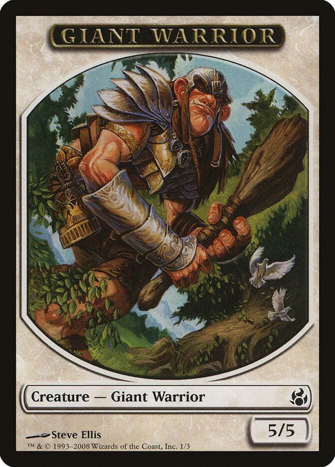 Giant Warrior Token 1/3 (Morningtide)  | Good Games Modbury