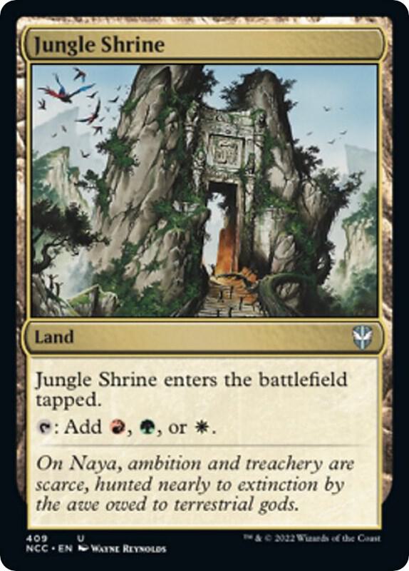 Jungle Shrine 409 (Commander: Streets of New Capenna)  | Good Games Modbury
