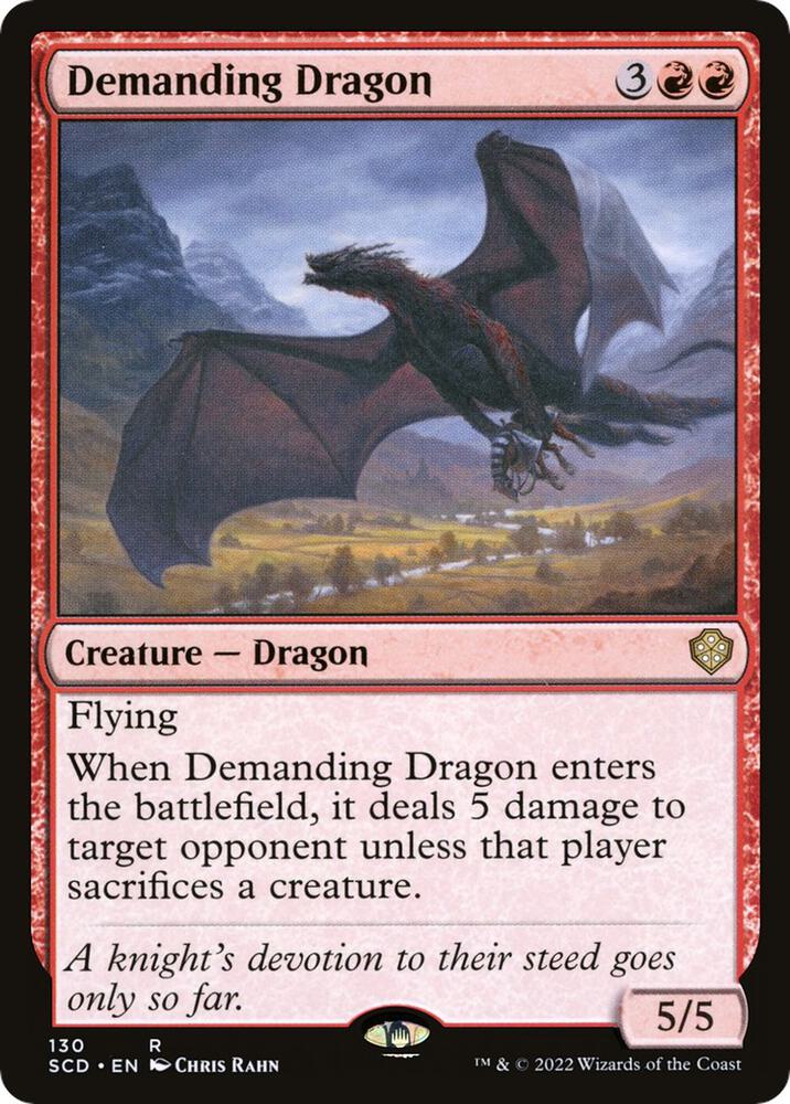 Demanding Dragon 130/352 (Starter Commander Decks)  | Good Games Modbury