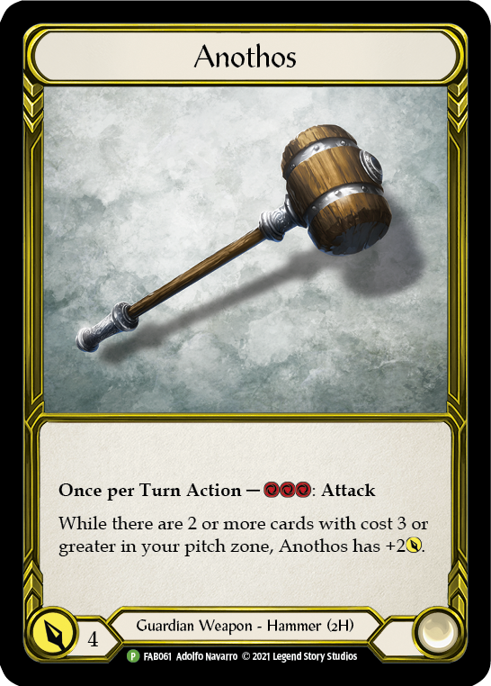 Anothos (Golden) [FAB061] (Promo)  Cold Foil | Good Games Modbury