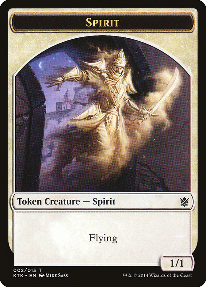 Spirit Token [Khans of Tarkir Tokens] | Good Games Modbury