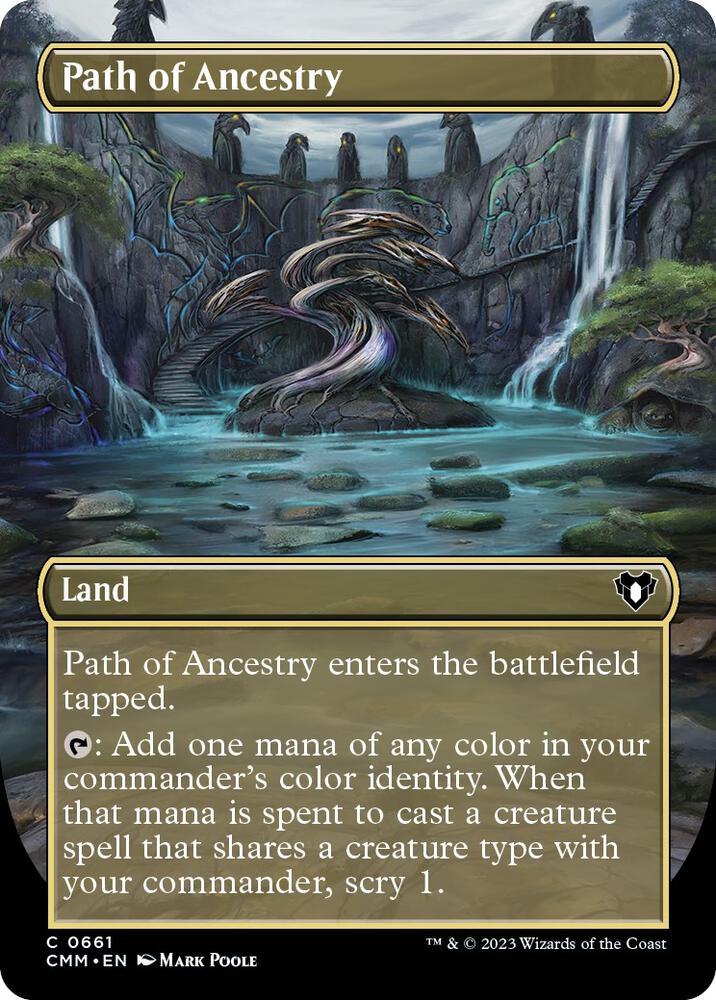 Path of Ancestry 661 (Commander Masters)  - Borderless | Good Games Modbury
