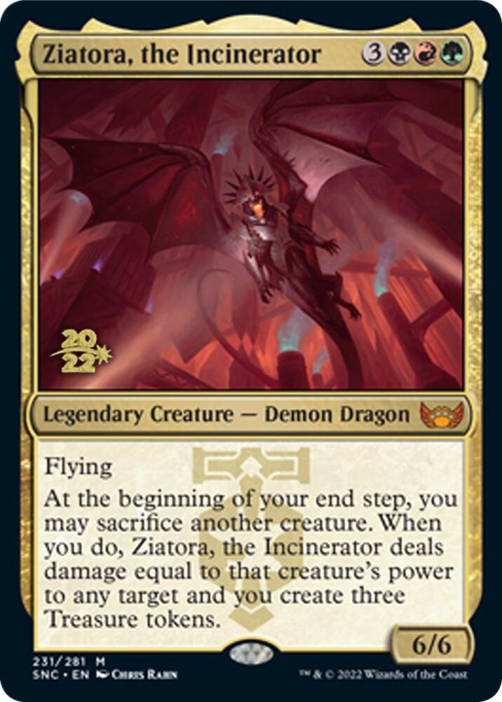 Ziatora the Incinerator 231s/161 (Prerelease Cards)  - Foil | Good Games Modbury