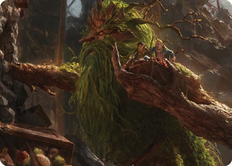 Treebeard, Gracious Host Art Card [The Lord of the Rings: Tales of Middle-earth Art Series] | Good Games Modbury