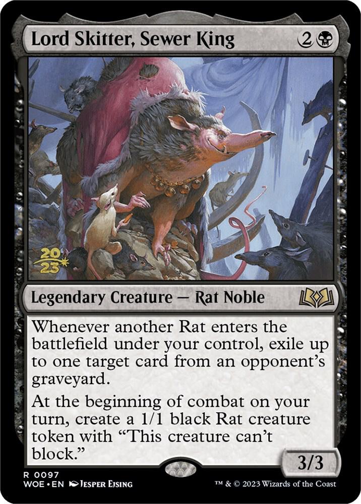 Lord Skitter Sewer King 97s/200 (Prerelease Cards)  - Foil | Good Games Modbury