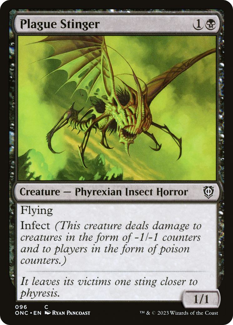Plague Stinger [Phyrexia: All Will Be One Commander] | Good Games Modbury