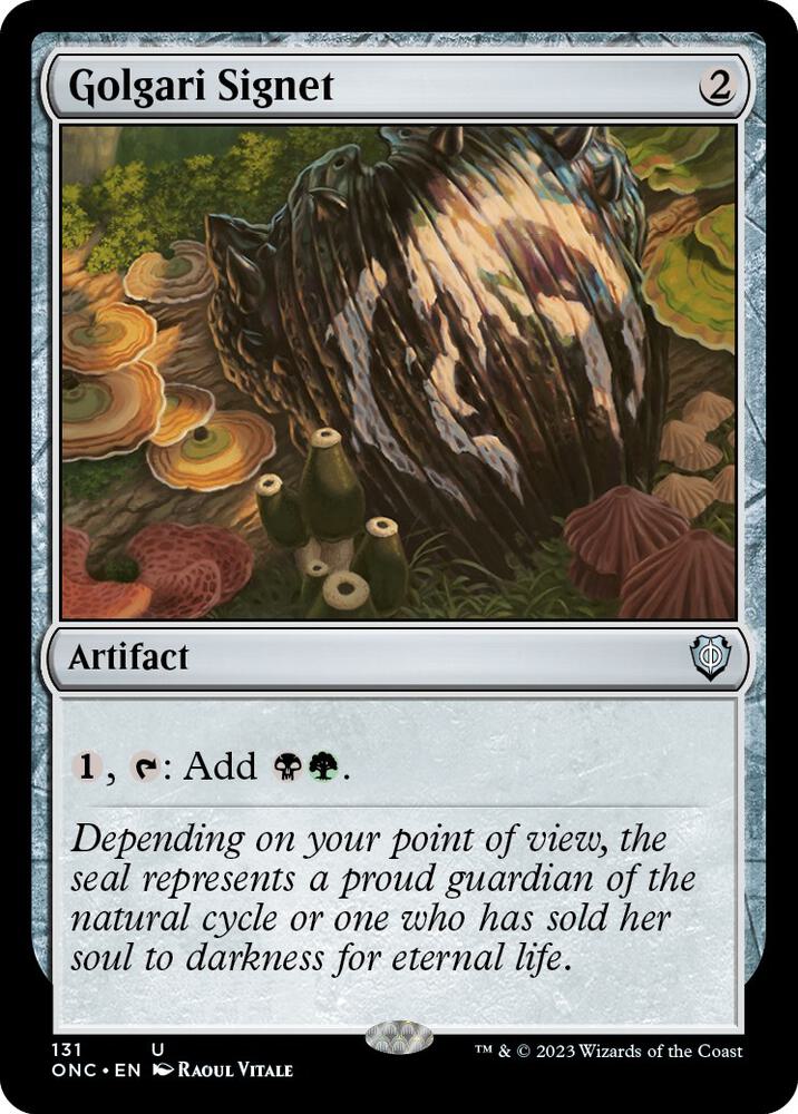 Golgari Signet 131/28 (Commander: Phyrexia: All Will Be One)  | Good Games Modbury