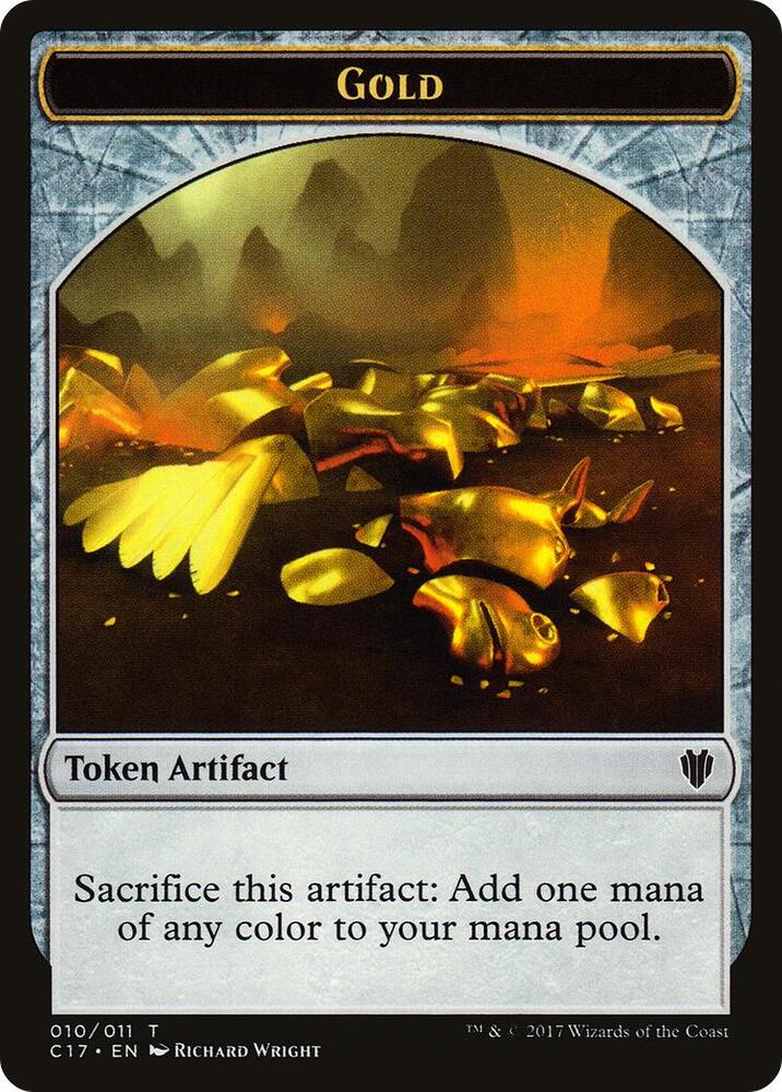 Gold // Cat Dragon 10 // 9 (Commander 2017)  | Good Games Modbury