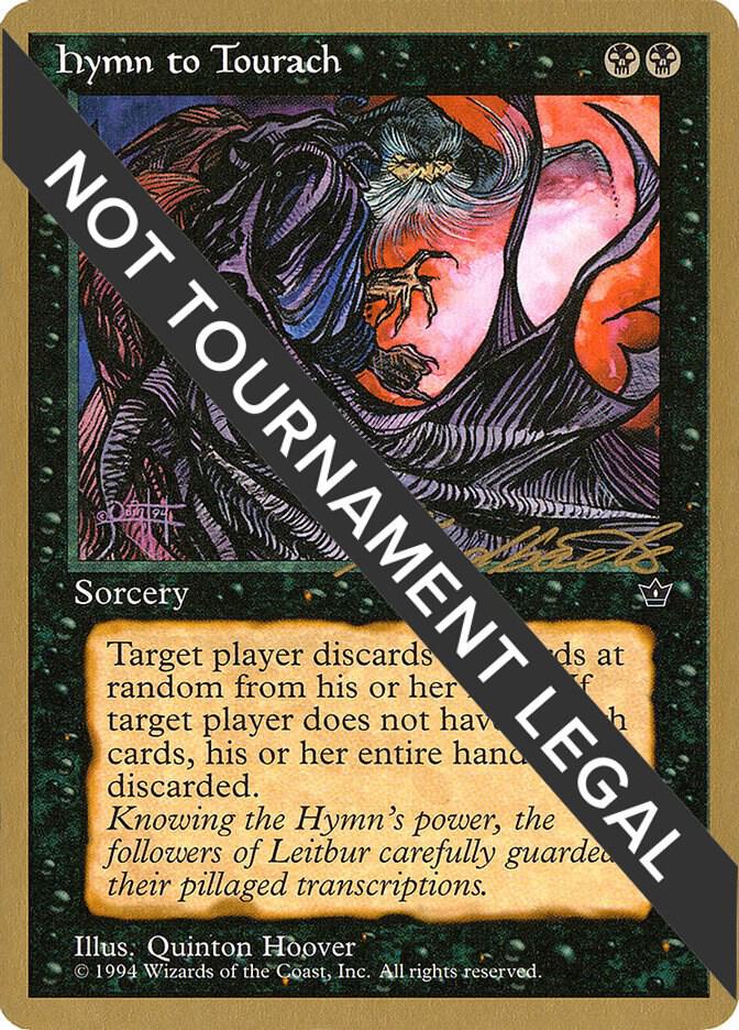 Hymn to Tourach Cloak 1996 Leon Lindback FEM ll38c/308 (World Championship Decks)  | Good Games Modbury