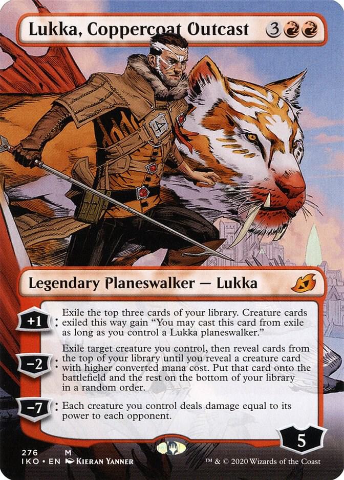 Lukka, Coppercoat Outcast 276/274 (Ikoria: Lair of Behemoths)  - Borderless | Good Games Modbury