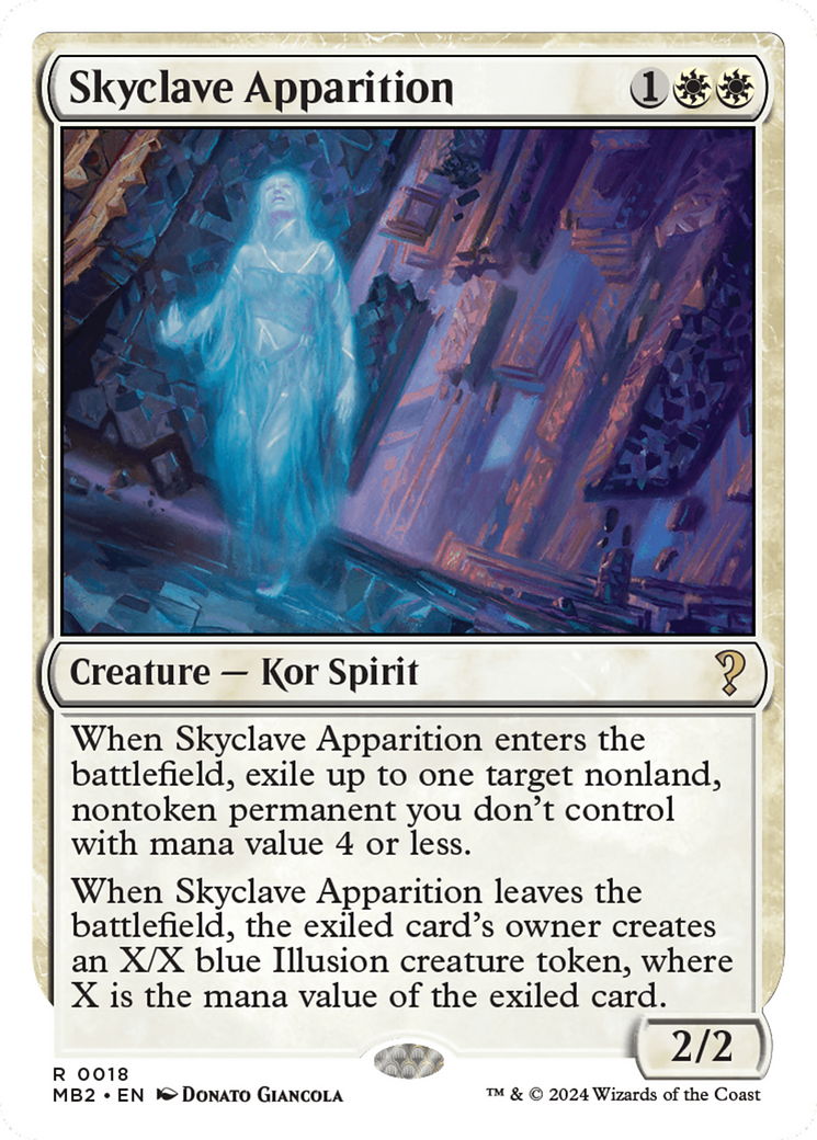 Skyclave Apparition (White Border) [Mystery Booster 2] | Good Games Modbury