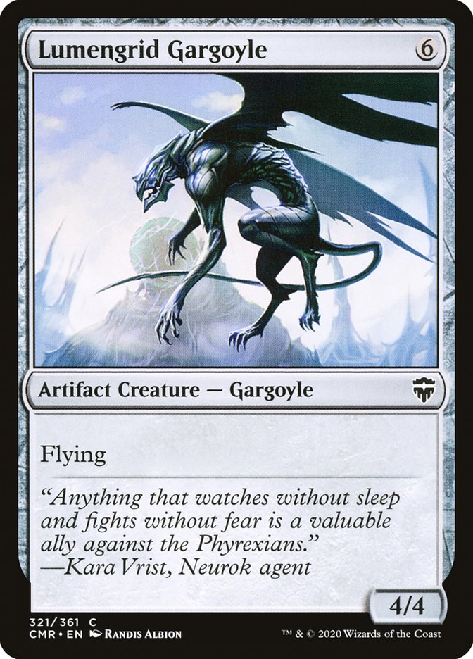 Lumengrid Gargoyle [Commander Legends] | Good Games Modbury