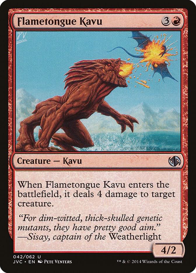 Flametongue Kavu 42/62 (Duel Decks: Anthology)  | Good Games Modbury