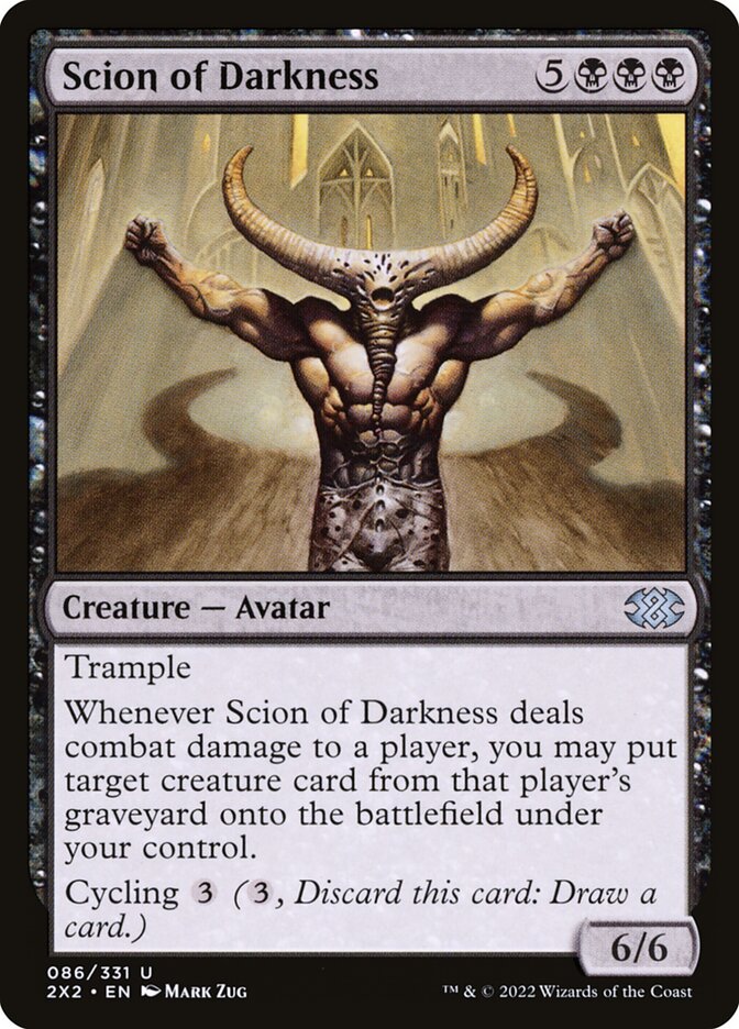 Scion of Darkness 86/331 (Double Masters 2022)  | Good Games Modbury