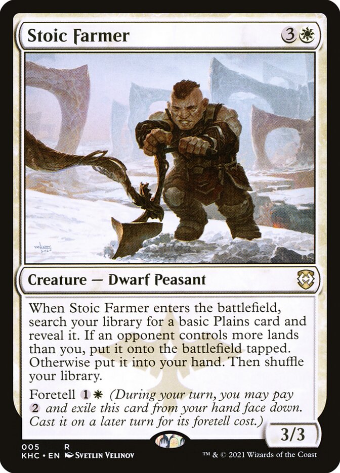 Stoic Farmer 5/1 (Commander: Kaldheim)  | Good Games Modbury