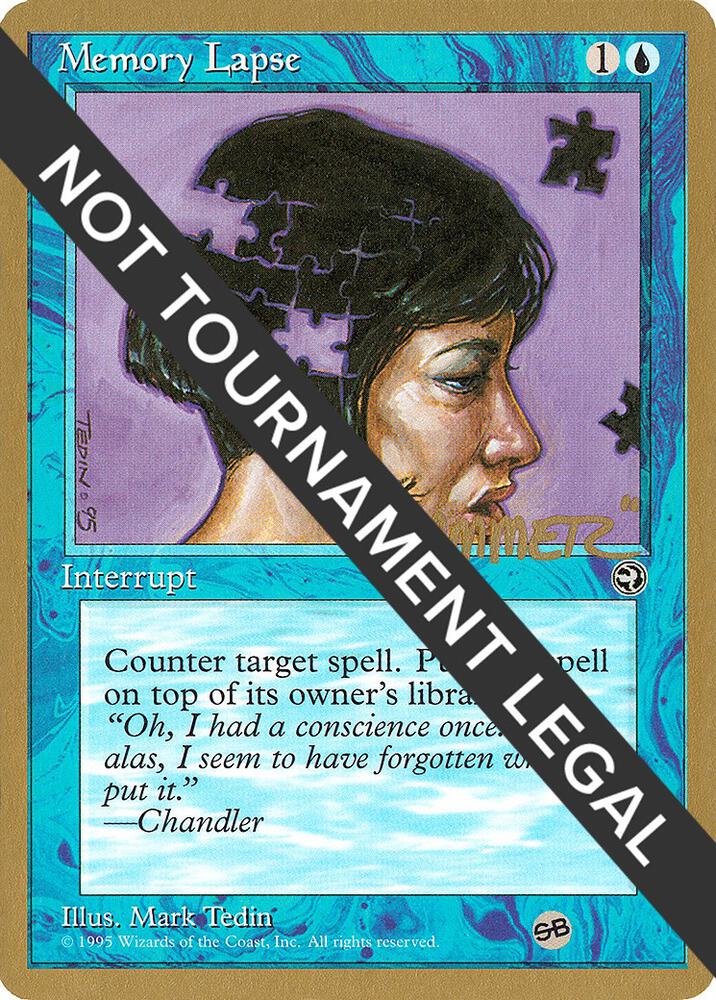 Memory Lapse Version 2 1996 Shawn Hammer Regnier HML SB shr32asb/308 (World Championship Decks)  | Good Games Modbury
