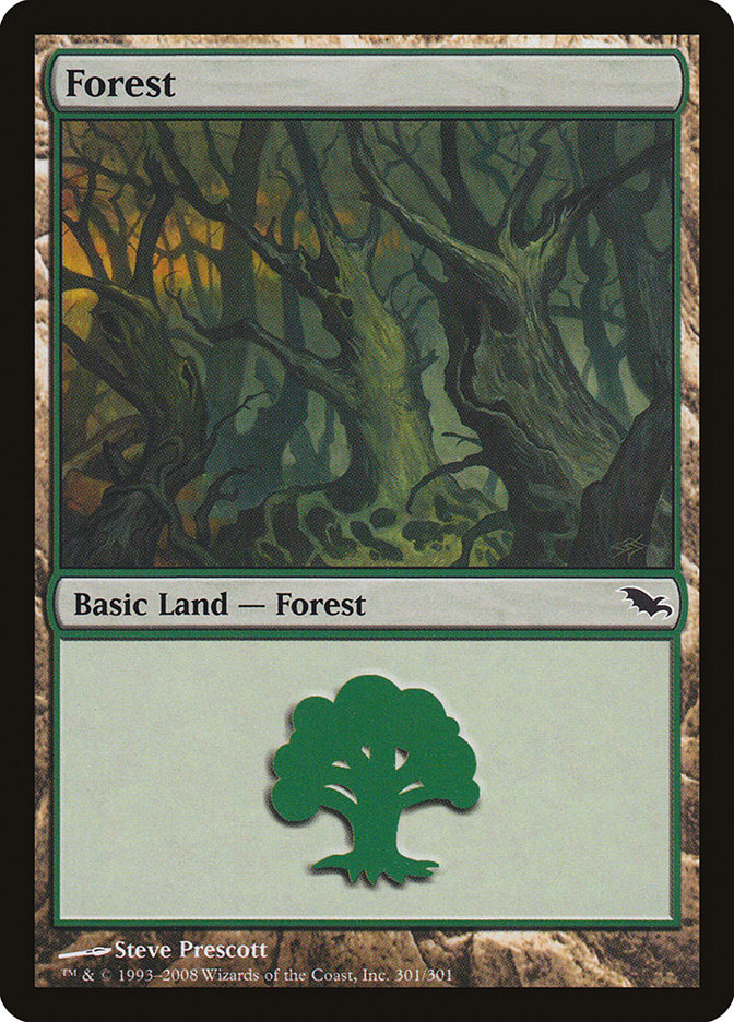 Forest (301) [Shadowmoor] | Good Games Modbury