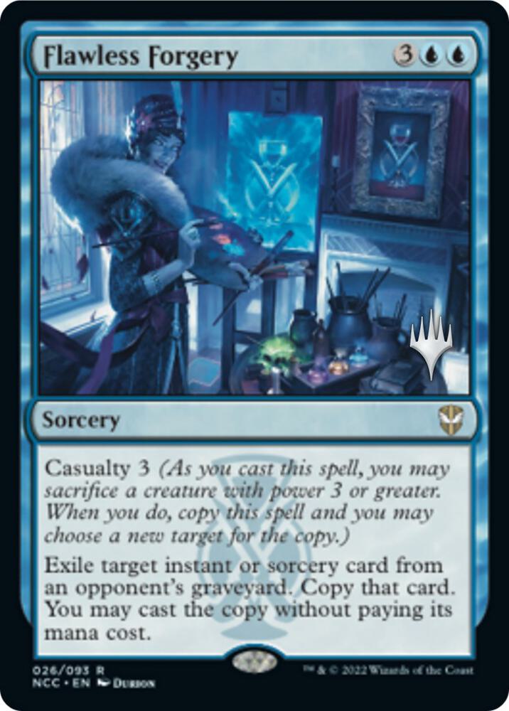 Flawless Forgery 26 (Promo Pack: Streets of New Capenna)  - Foil | Good Games Modbury