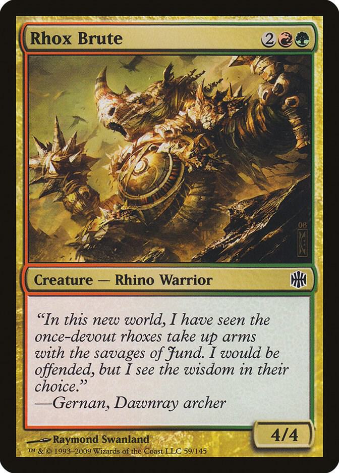 Rhox Brute 59/145 (Alara Reborn)  - Foil | Good Games Modbury