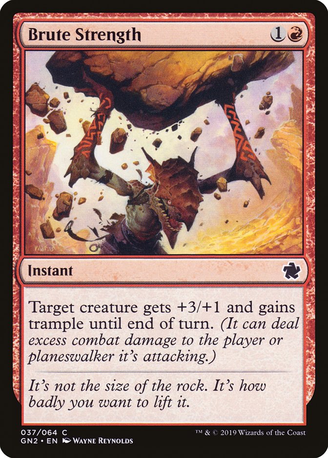 Brute Strength 37/64 (Magic Game Night 2019)  | Good Games Modbury