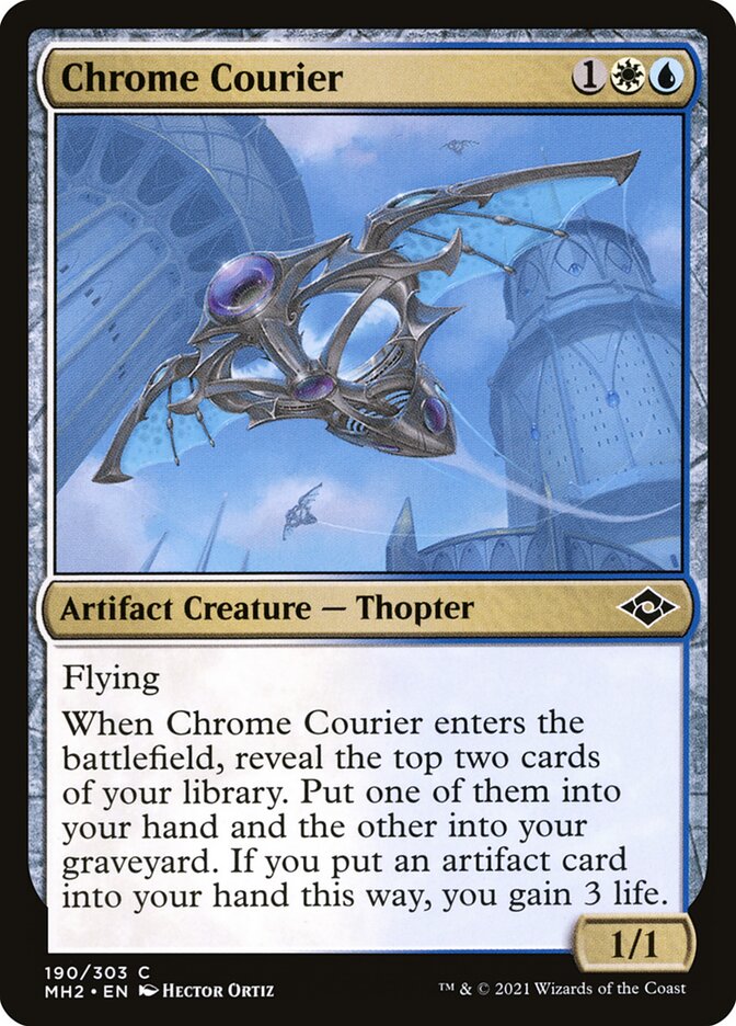 Chrome Courier 190/303 (Modern Horizons 2)  | Good Games Modbury