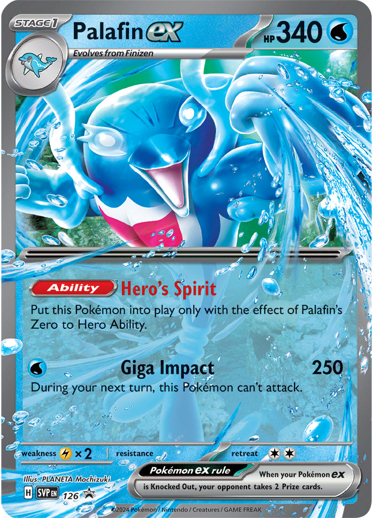 Palafin ex (126) (Jumbo Card) [Scarlet & Violet: Black Star Promos] | Good Games Modbury