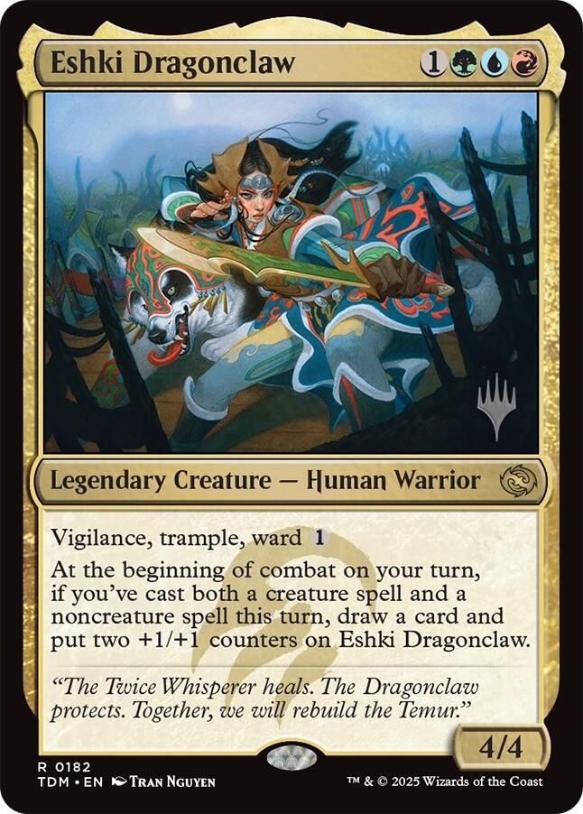 Eshki Dragonclaw 182 (Promo Pack: Tarkir: Dragonstorm)  | Good Games Modbury