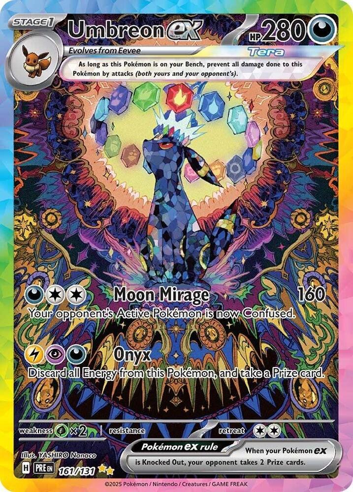Umbreon ex (161/131) [Scarlet & Violet: Prismatic Evolutions] | Good Games Modbury